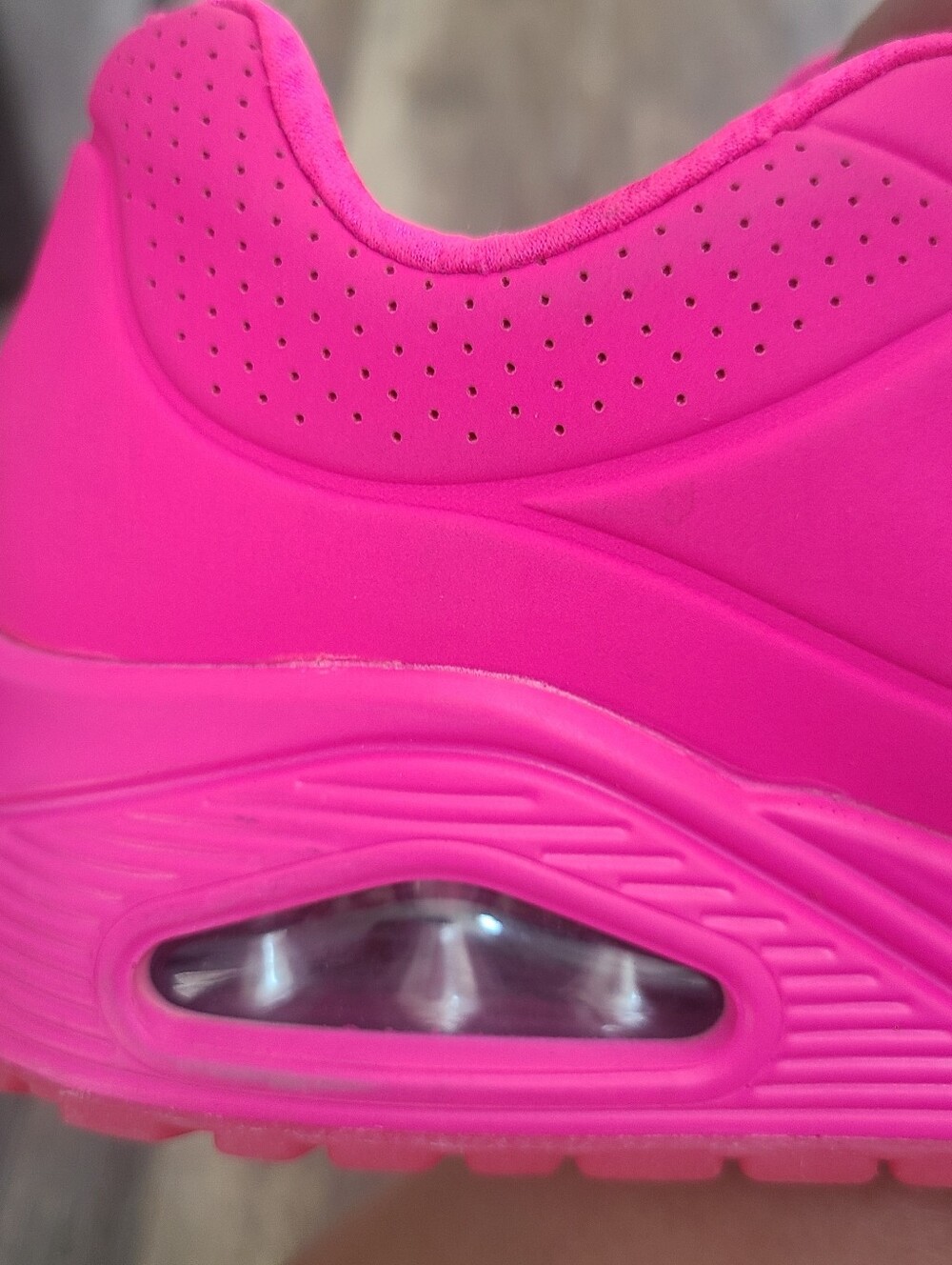Skechers Hot Pink Memory Foam Sneakers Size 8 - Picture 6 of 10